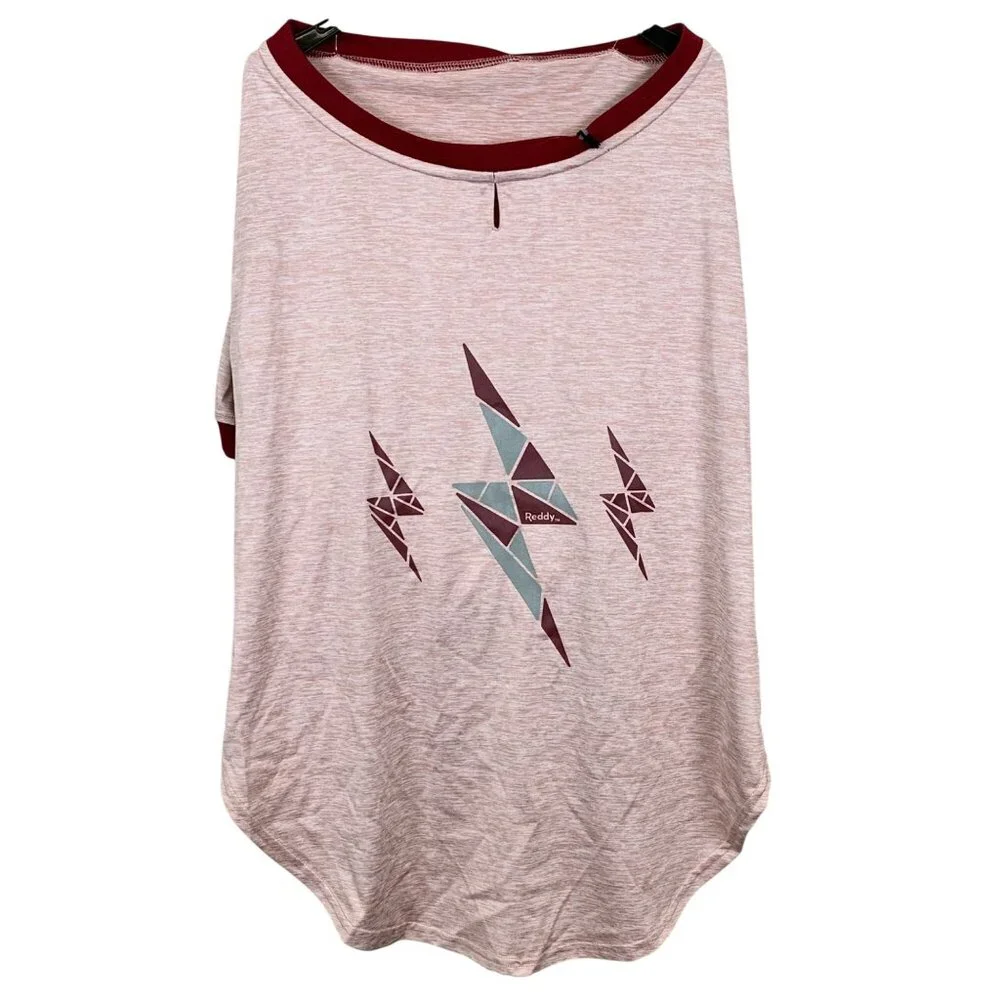 Reddy Pet Dog T-Shirt‎ Lightning Tee 3XL  XXXLPoly/Cotton Maroon Pink 25-27 in